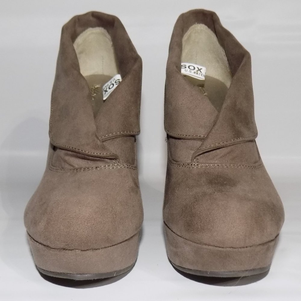 Mossimo Women's Swede Platform Heels Size 6 - Picture 2 of 7